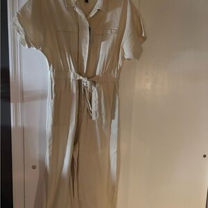 Universal Thread Cream Jumpsuit
